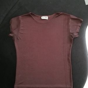 Brown short Sleeve top